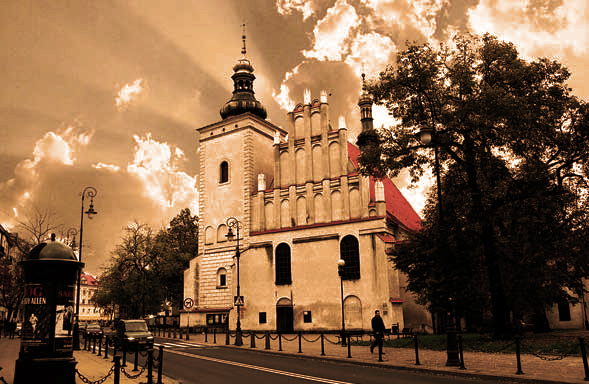 Widok na kościół