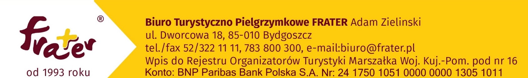 Biuro Turystyczno Pielgrzymkowe FRATER