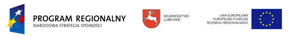 Program regionalny. Narodowa strategia spójności | Województwo lubelskie | Unia Europejska. Europejski Fundusz Rozwoju Regionalnego